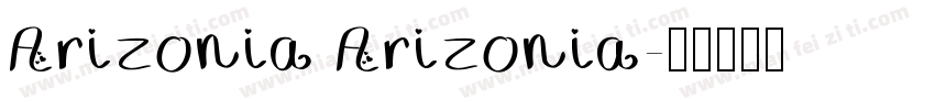 Arizonia Arizonia字体转换
